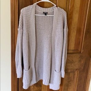 Express knit sweater cardigan